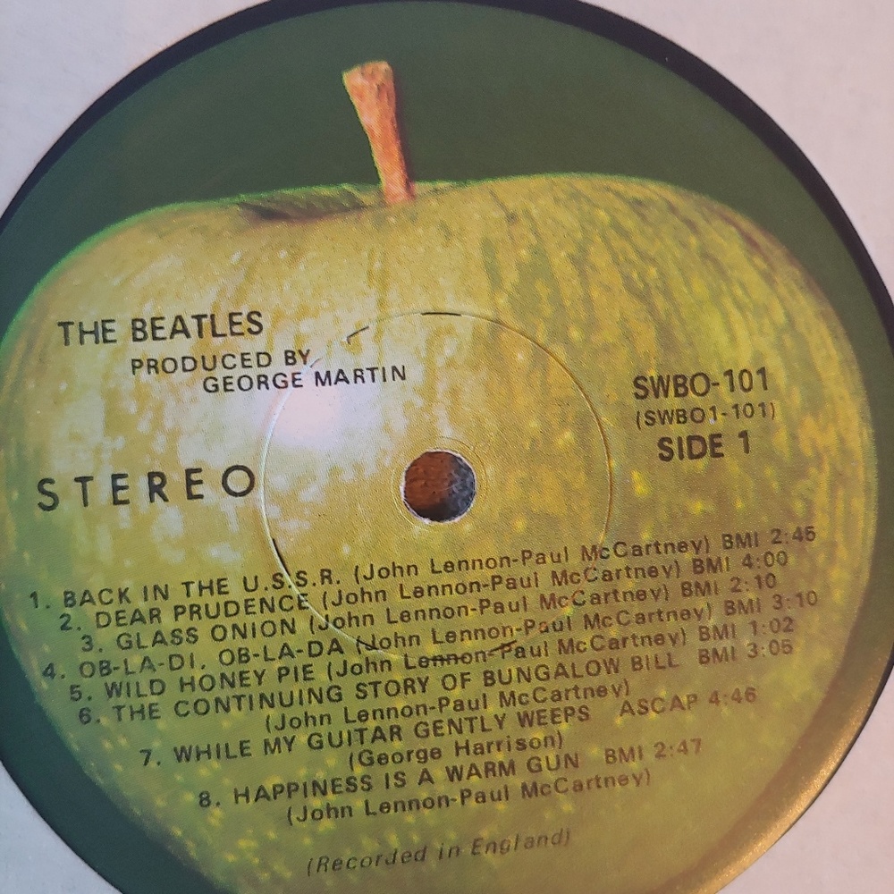 The Beatles "The White Album" London.Rec/US Releas